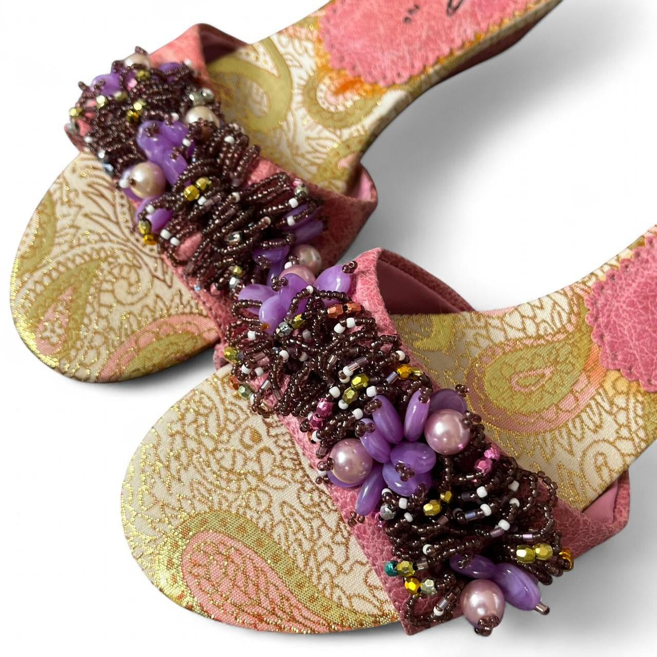 Lunar Persian Paisley Mules