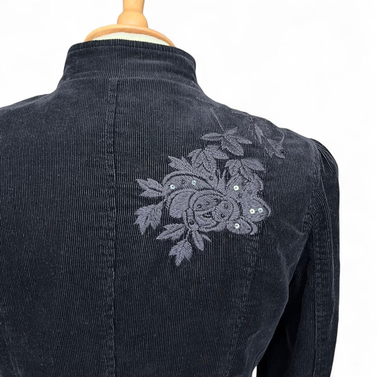 Monsoon Velvet Cord Vintage Jacket