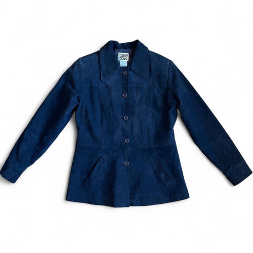 Pelican Cove 1970s Vintage · Navy Suede